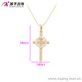 32336-Xuping Imitation Jewelry fashion religion cross Gold Pendant 18K Gold Plated